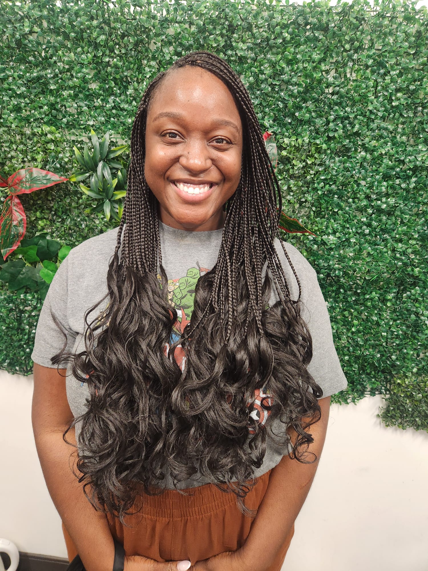 French Curl Braids