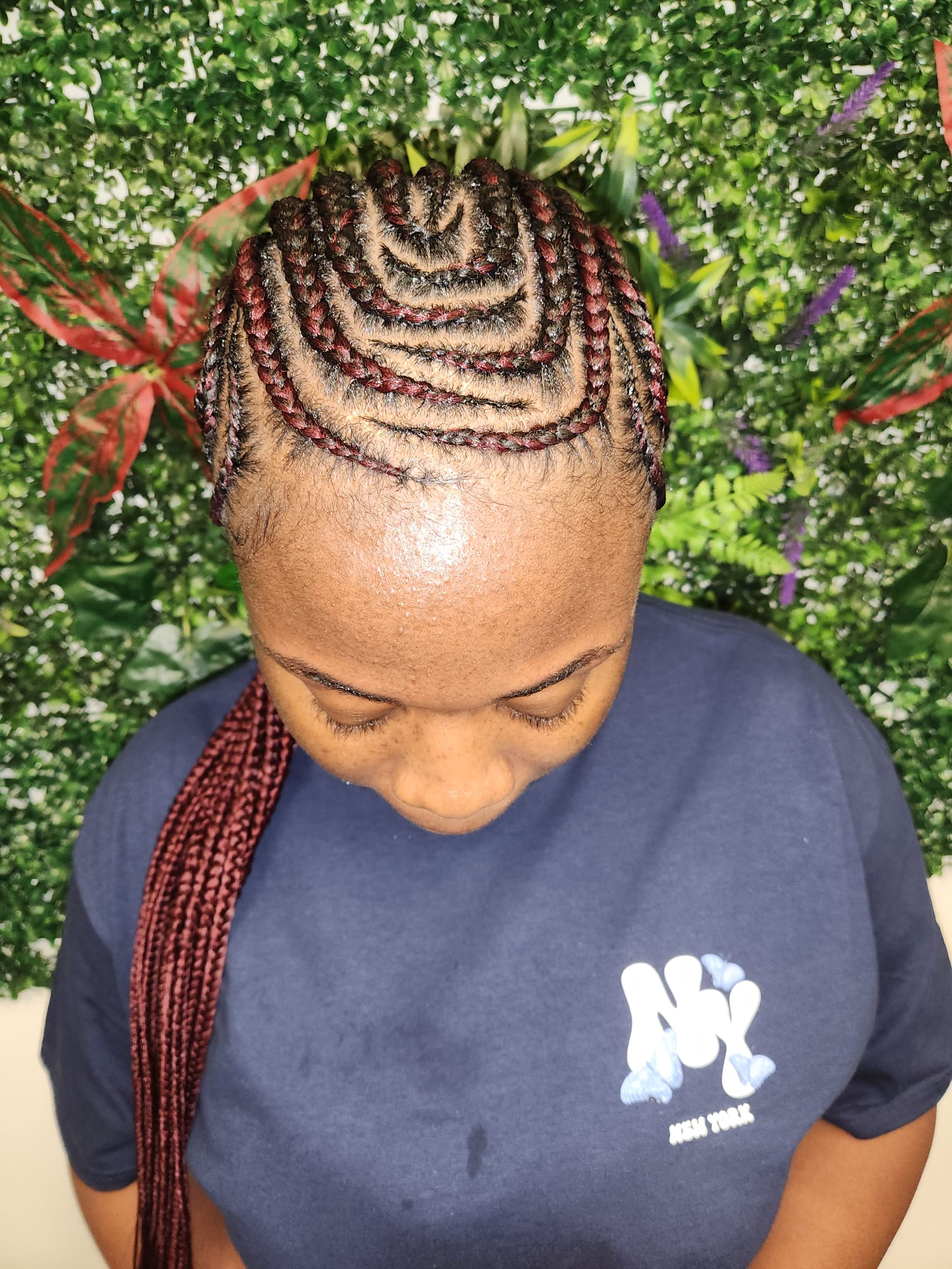 Feeding Cornrows/Lemonade Braids