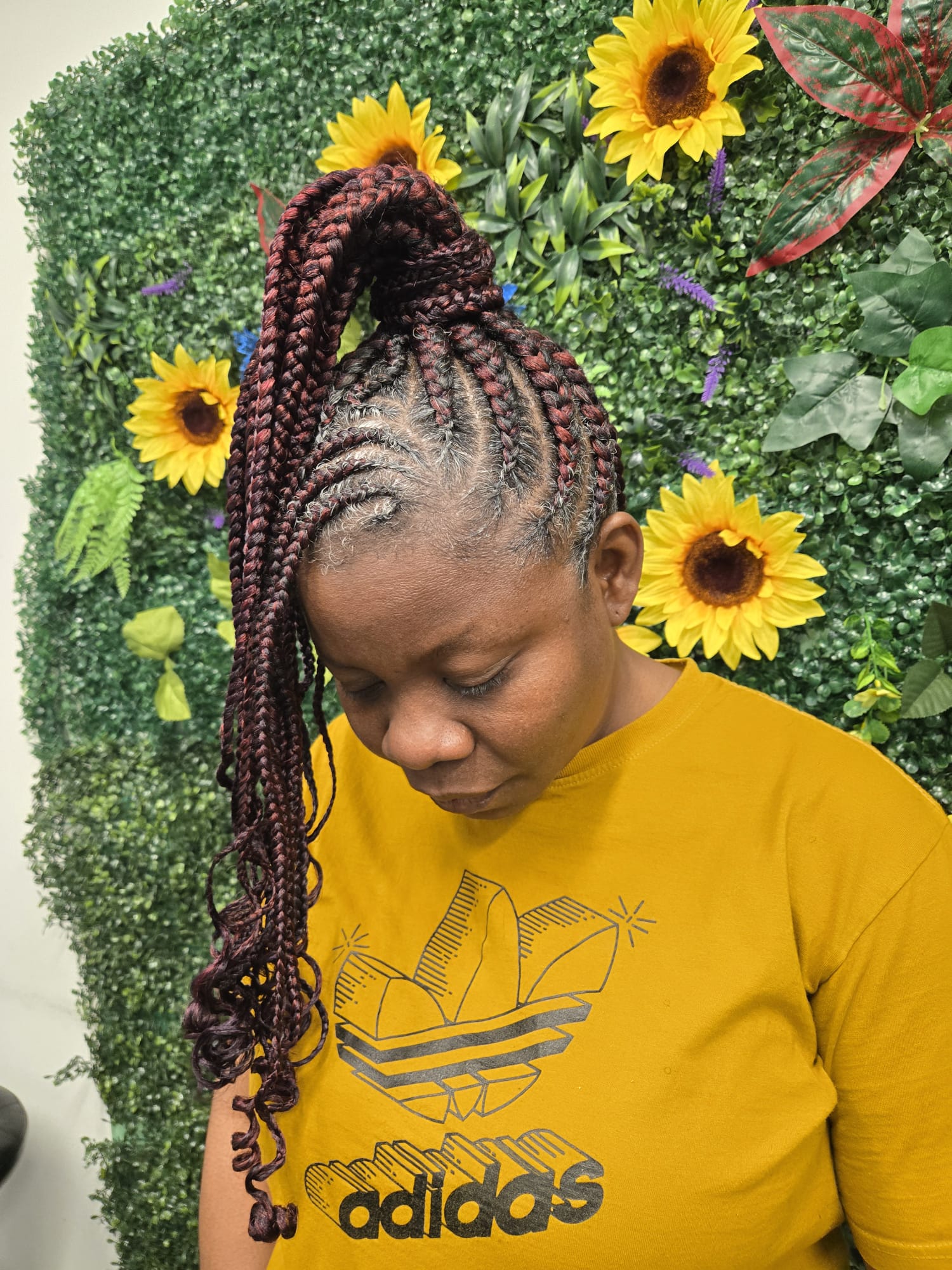 Feeding Cornrows/Lemonade Braids